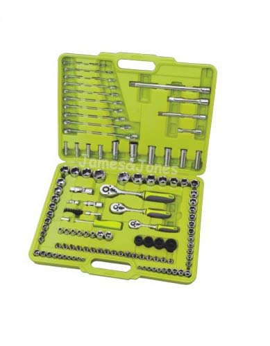 120PCS CRV Hand Tool Socket Set (1/4