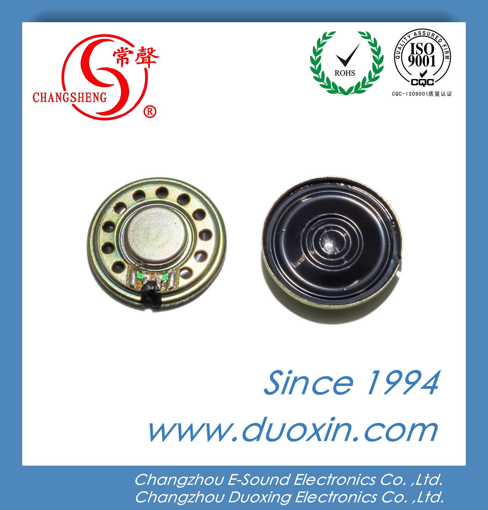 Micro Mylar Speaker Dxi28n-D for Recorder Device