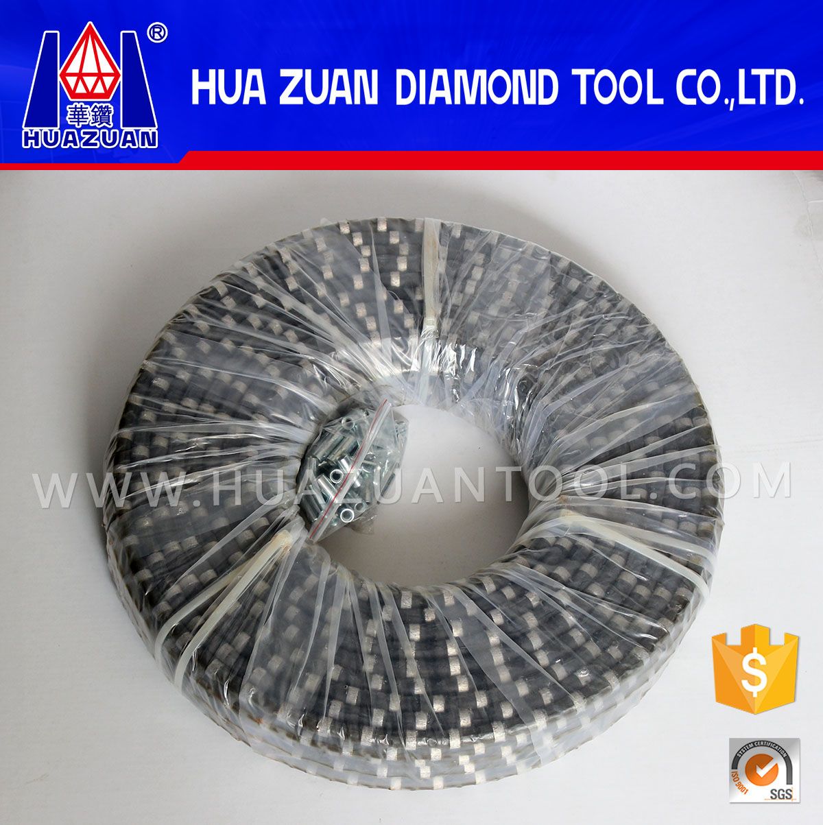 7.2-11.5mm Diamond Wire Saw for Sawing Machine