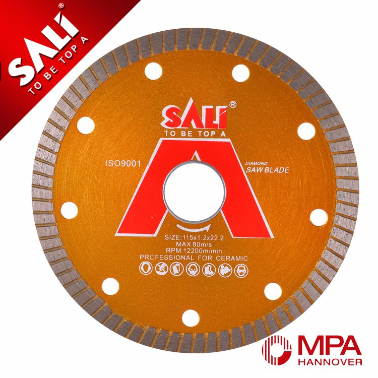 Sali 4 Inch Professional Diamond Segment Saw Blade for Ceramic