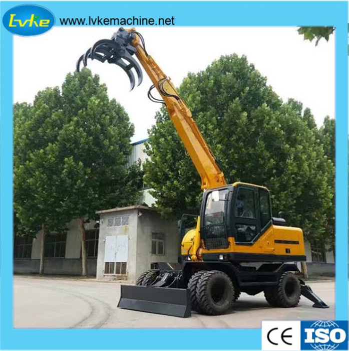 1ton Loading Weight Hydraulic Timber Grab Excavator, Log Grapple Excavator/Break Hammer