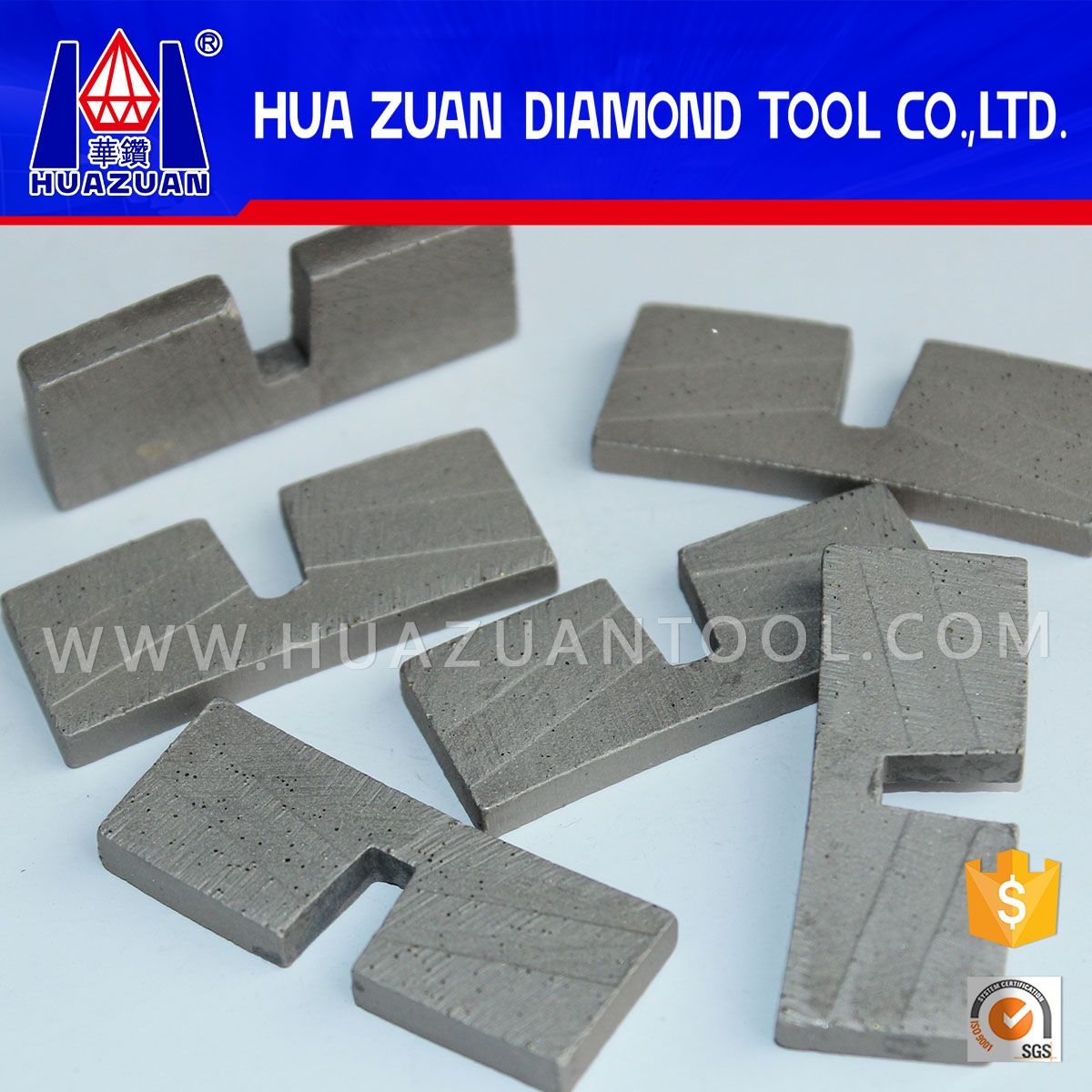 High Efficiency Unique U Type Stone Saw Blade Segment Stone Cutting Segment Granite Diamond Segment