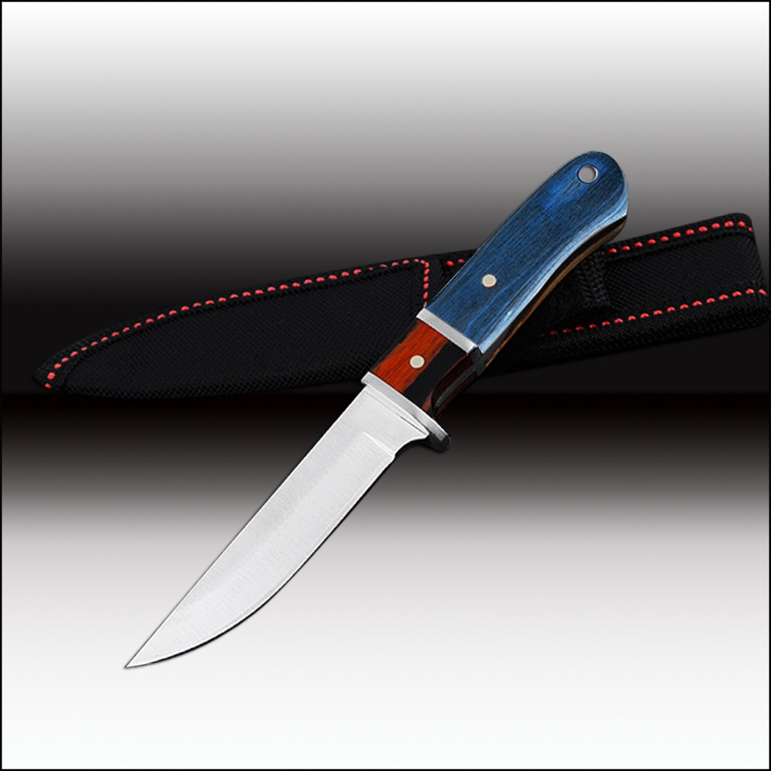 Hunting Knife with Nylon Sheath