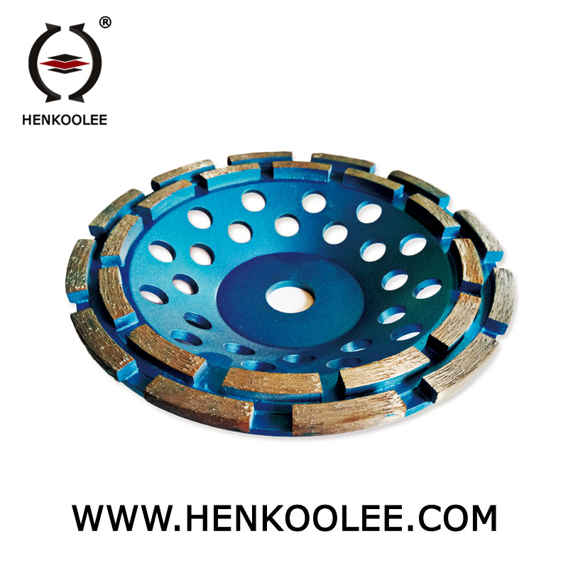 Brazed Diamond Double Cup Wheel for Concrete