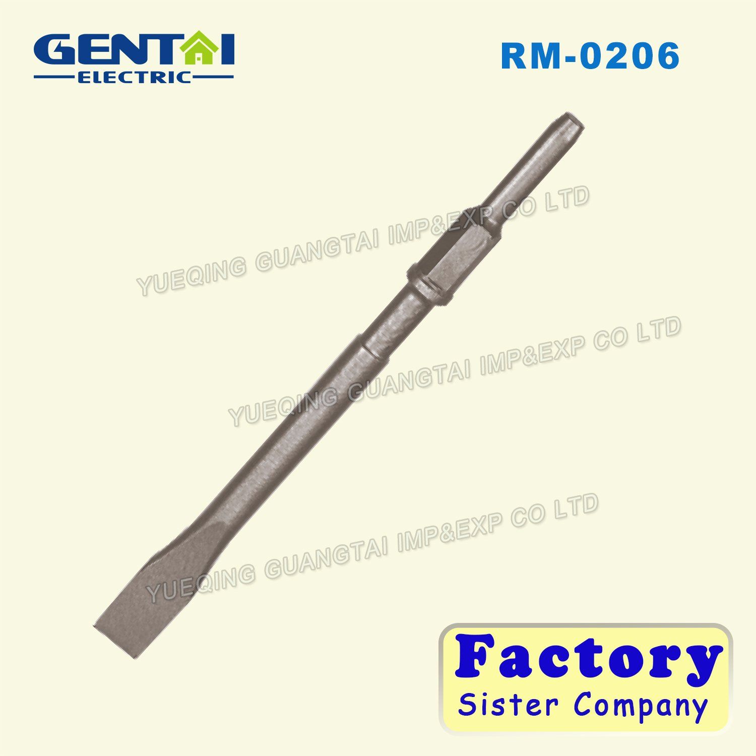 Cold Chisel with Plastic Hand Grip