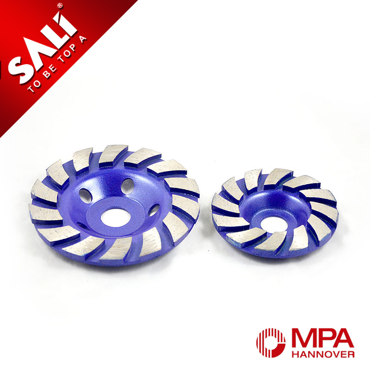 Cup Shape Segment Turbo Diamond Grinding Wheel Abrasive Polishing Disc