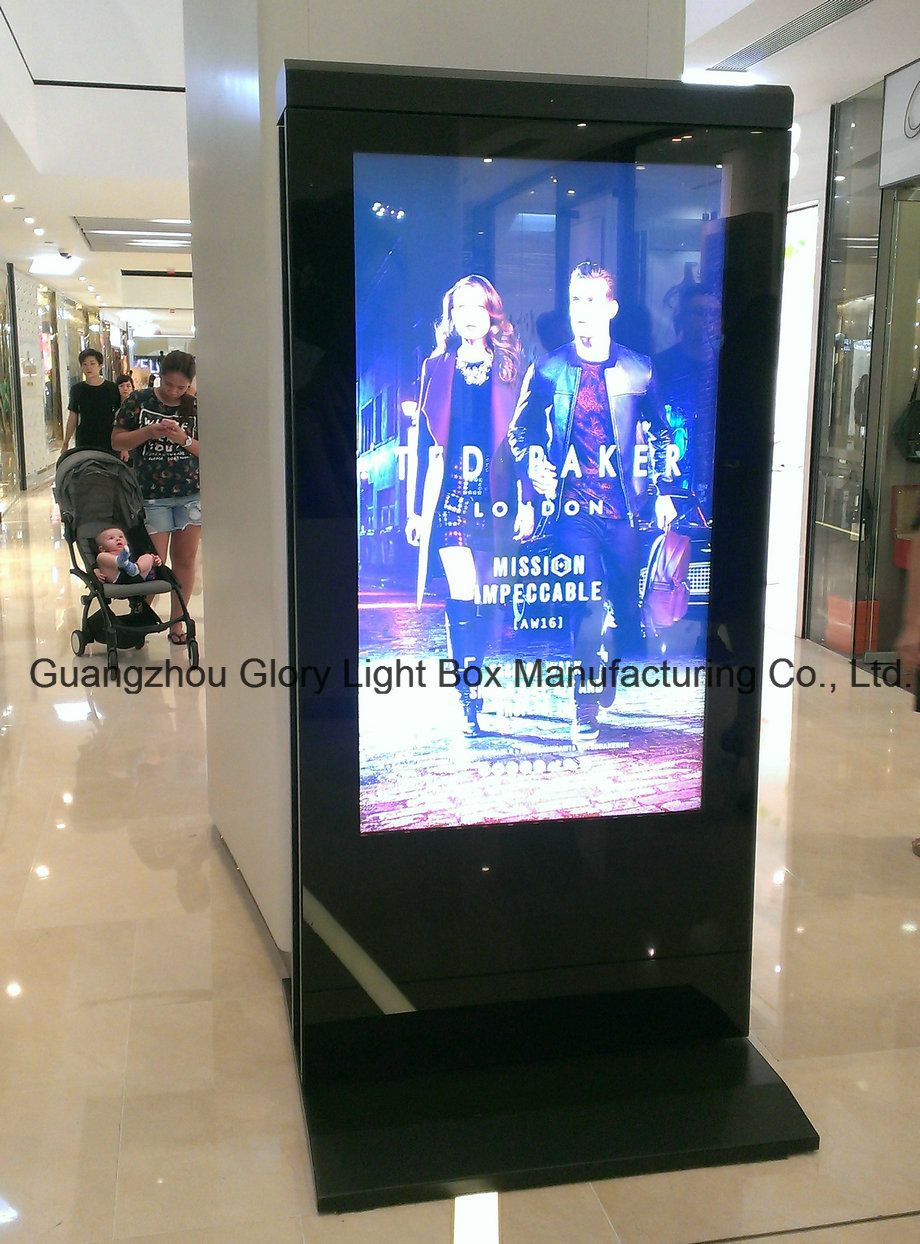 55 Inch Mall Building Shopping Information Display Self-Standing