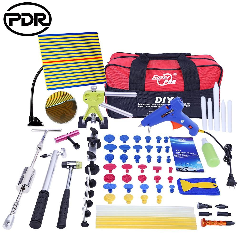 Pdr Kits Dent Removal Tools Car Repair Tools Set Dent Lifters Slide Hammers