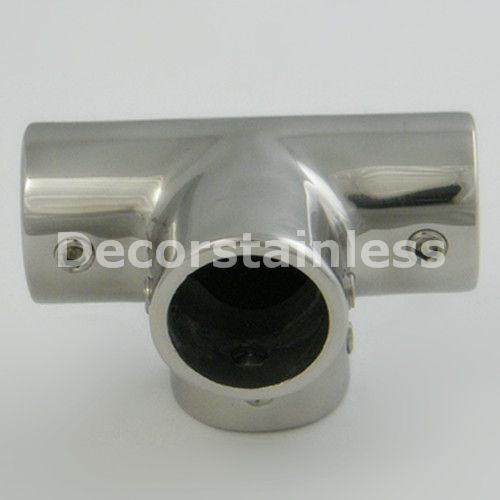 Stainless Steel 4-Way Rail Corner Boat Hardware