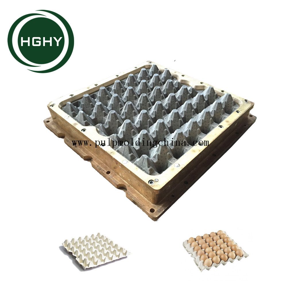 Hghy Good Quality Pulp Molding Machine Aluminum Egg Box Egg Tray Mould