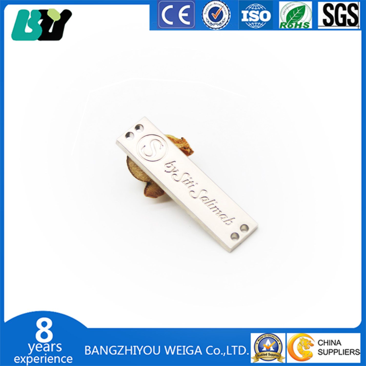 2019 Custom Alloy Handbag Metal Logo Label Hardware