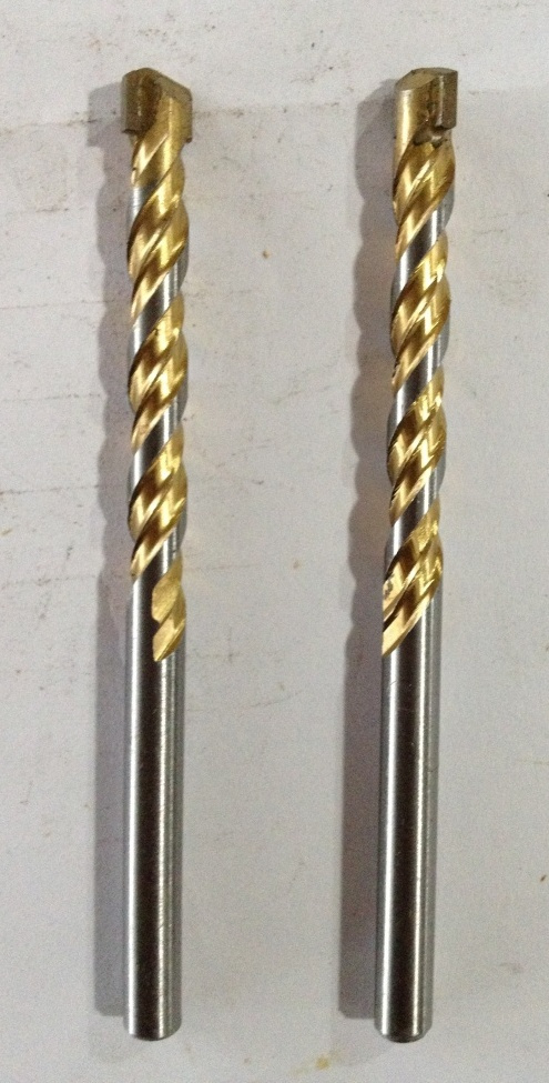 Ti-Coated Masonry Drill Bits with Flat Head