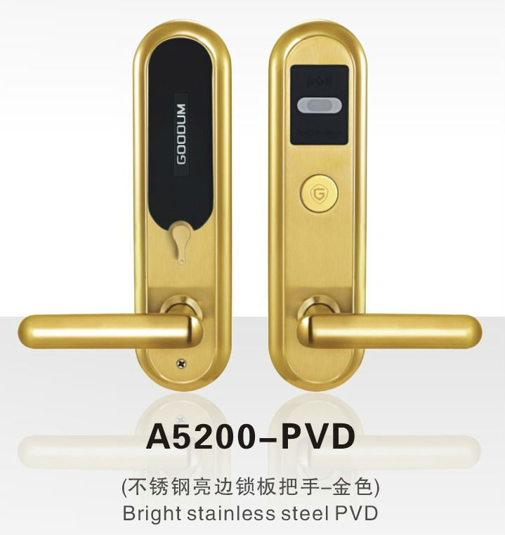 Security Home Electric Key Card Reader Intelligent Hotel Door Lock