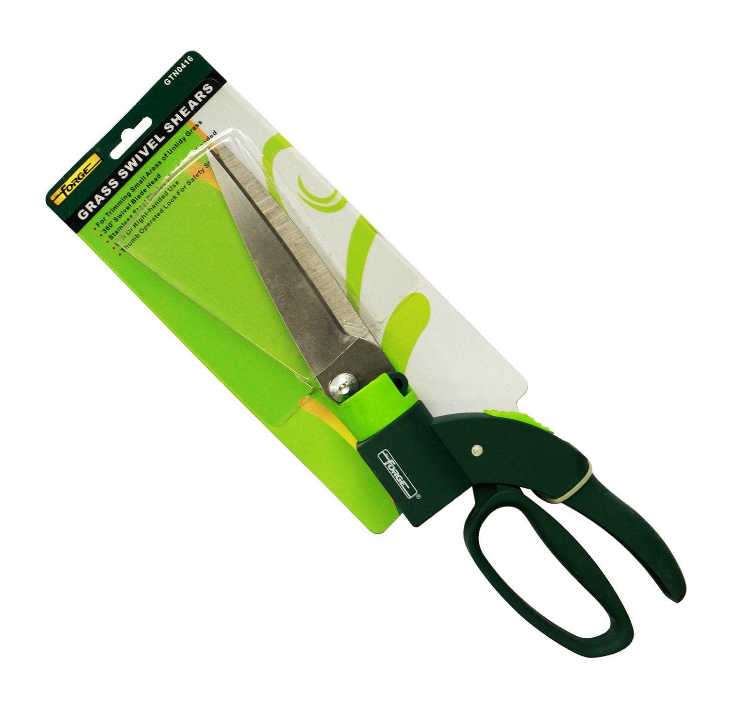 Garden Scissors Steel Trimming Tools 360 Degree Grass Swivel Shears