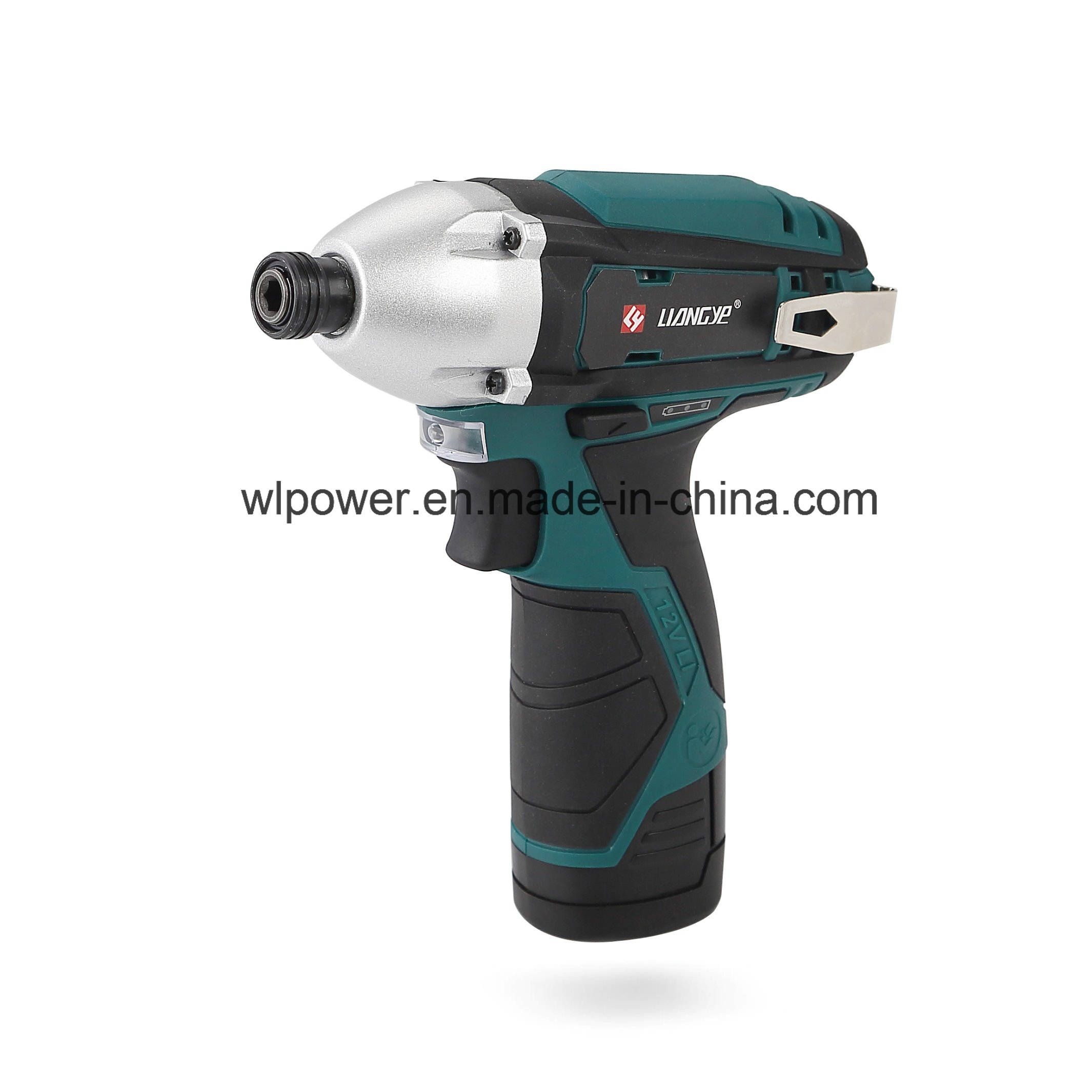 12V Cordless Impact Driver Lithium Power Tool