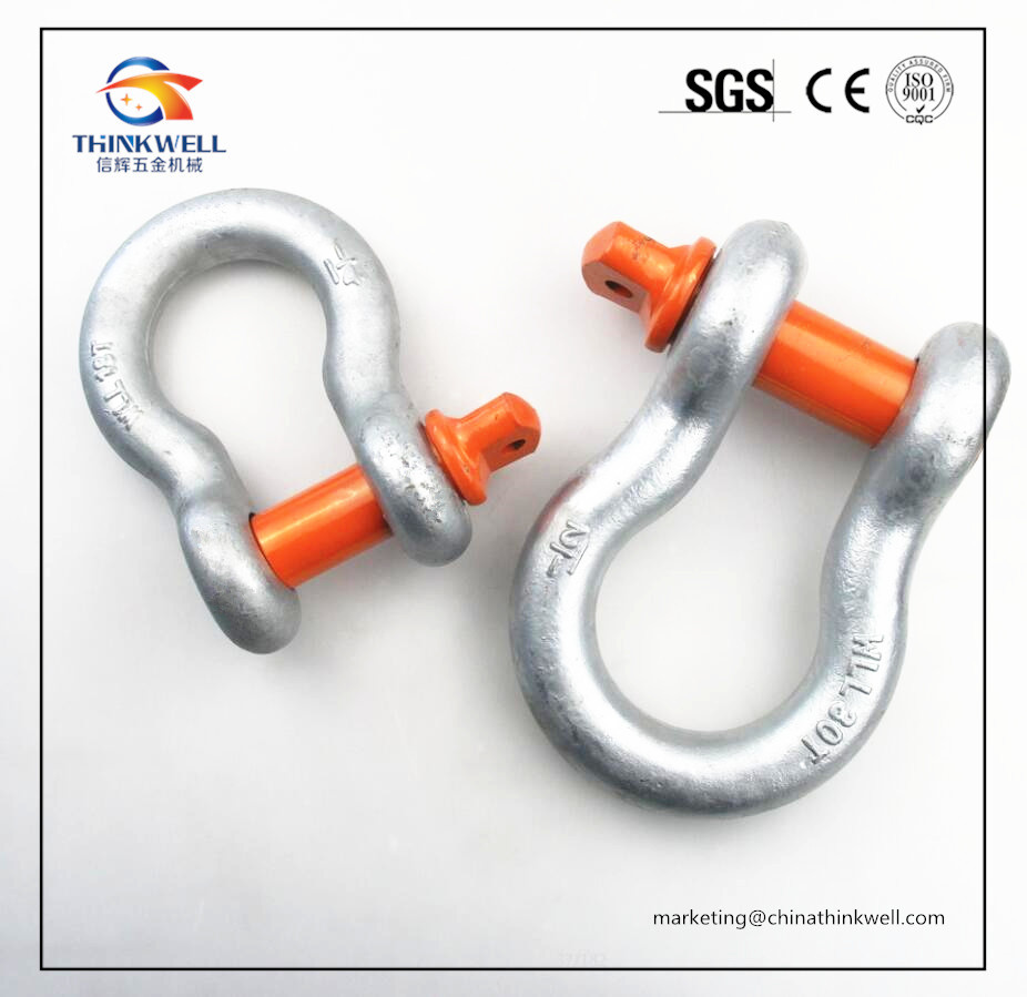 Heavy Duty G80 G209A Alloy Steel Body Screw Pin Shackle