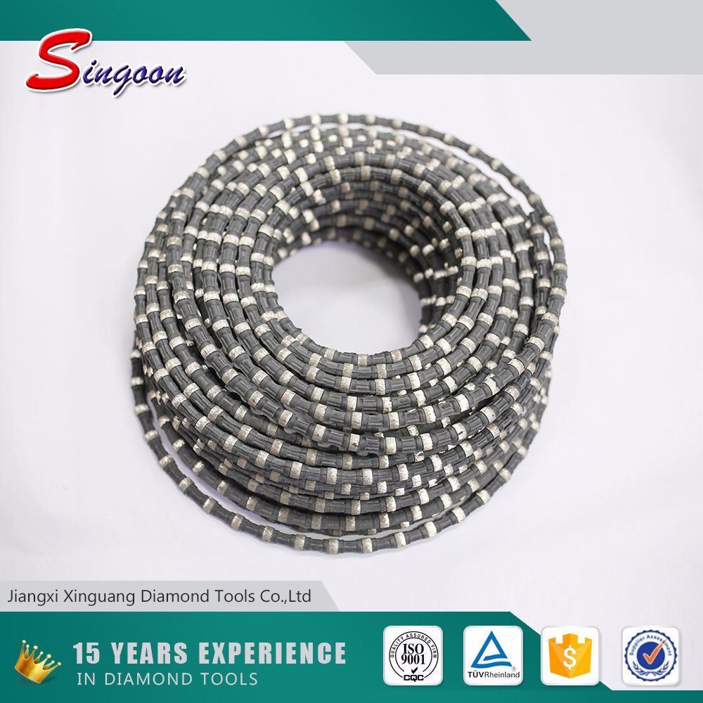 Diamond Rubber Spring Diamond Wire Saw for Granite