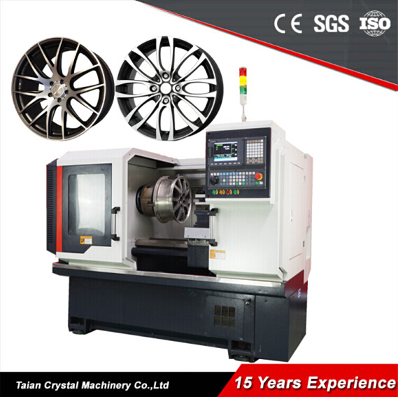 CNC Diamond Cut Machine Alloy Wheel Refinish Lathe Machine (AWR28H)