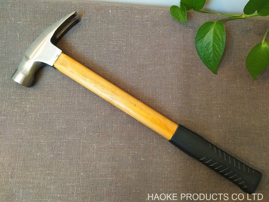 Bamboo Handle Claw Hammer (HKBM-02) Safe and Durable Striiking Hand Tools
