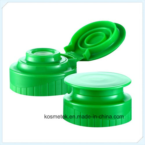 Non Spill Plastic Flip Top Cap with Silicon Valve Kk-CF116