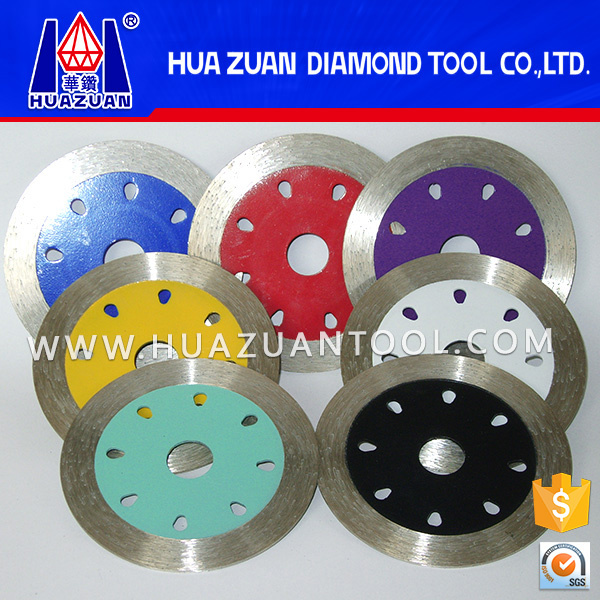 Continuous Rim Diamond Tile Cutting Blade for Angle Grinder