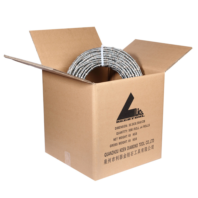 11.0X6.0 37bpm Limestone Block Squaring Diamond Wire for Saw