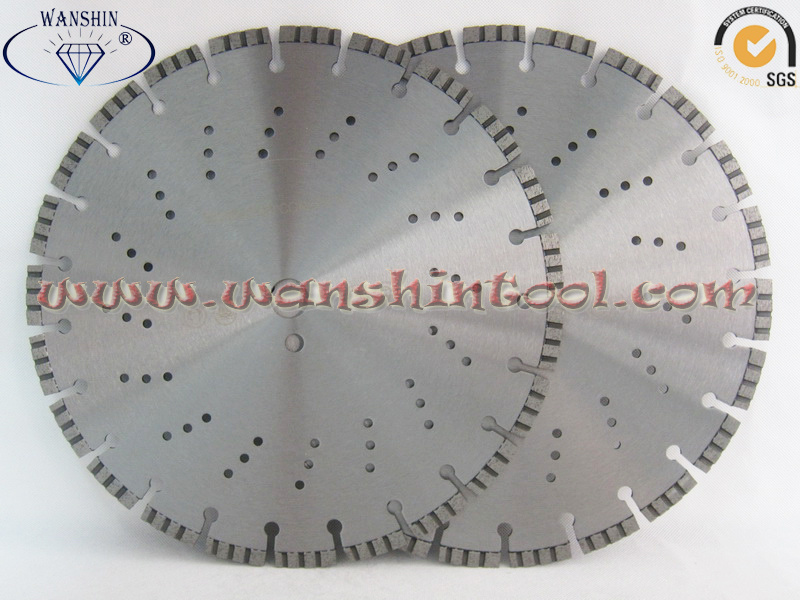 Fast Cutting Turbo Diamond Saw Blade for Reinforced Concrete