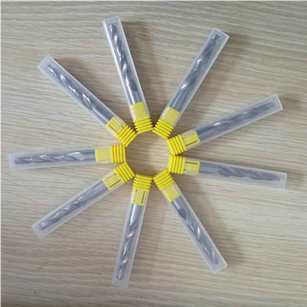 Tungsten Carbide 2 Spiral Flutes Step Drill for Aluminium Processing