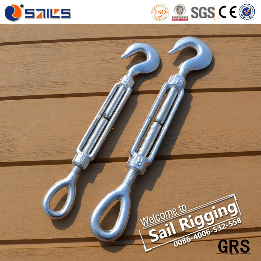 Steel Dropforged US Type Marin Turnbuckle with Hook and Eye