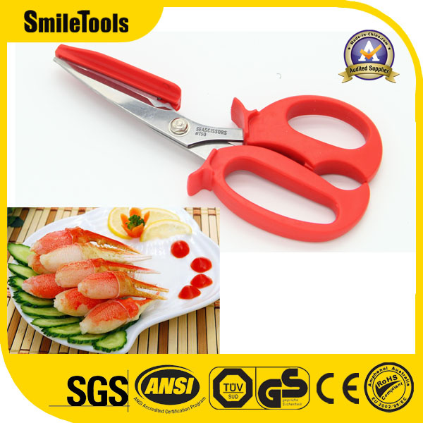 Sea Scissors Devein Crab Shrimp Lobster Scissors Made in China