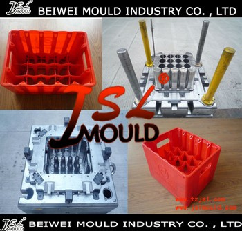 Customized Injection Plastic 20 Bottle Beer Crate Mould