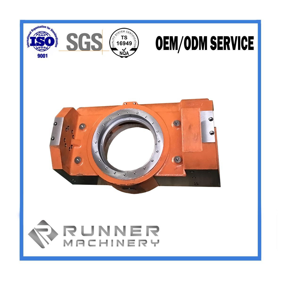Gg25/G30 Cast Iron Metal Mould Precoated Sand Casting Part for Farming Machinery
