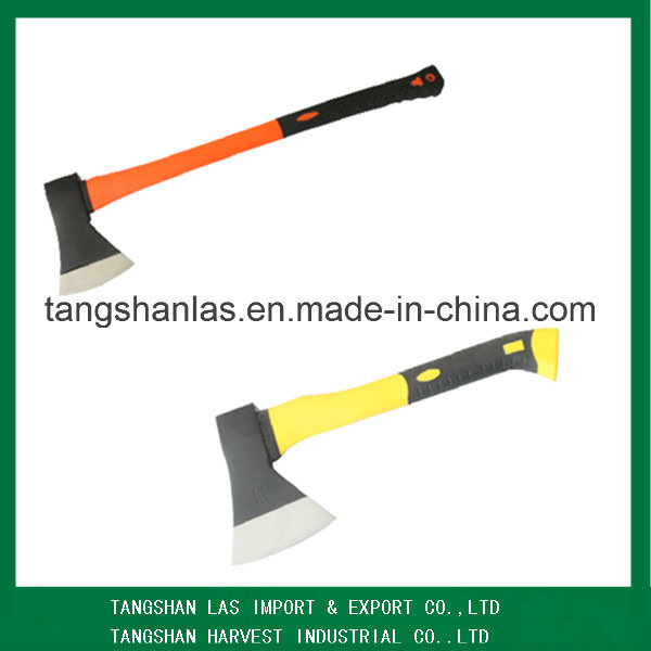 Axe Cutting Hand Tool Axe with Plastic Coating Handle