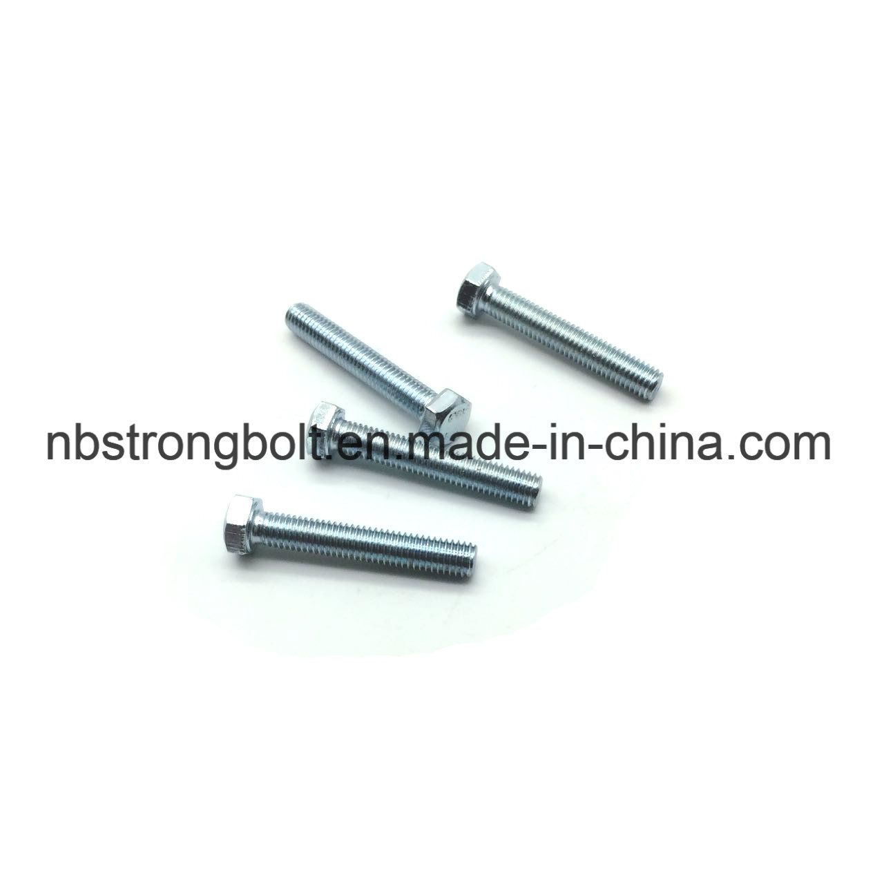 DIN933 Gr. 8.8 Hex Bolt with Zp Cr3+