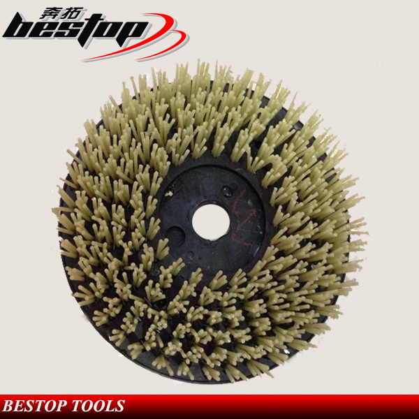 D200mm Round Shaped Diamond Sand Brush for Granite Polishing