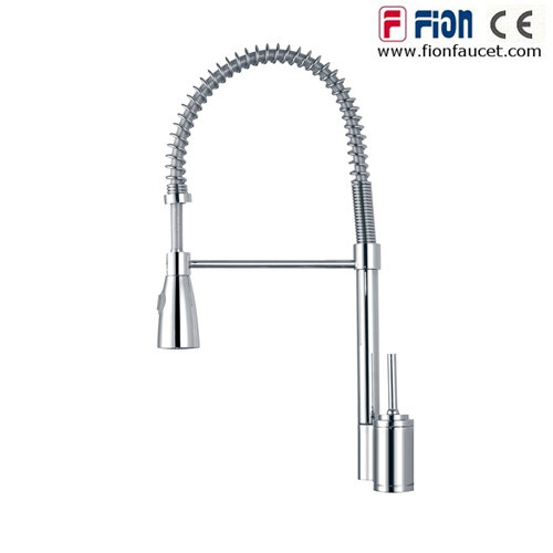 Kaiping Factory Hot Selling Brass Single Lever Kitchen Mixer Water Tap (F-9109)