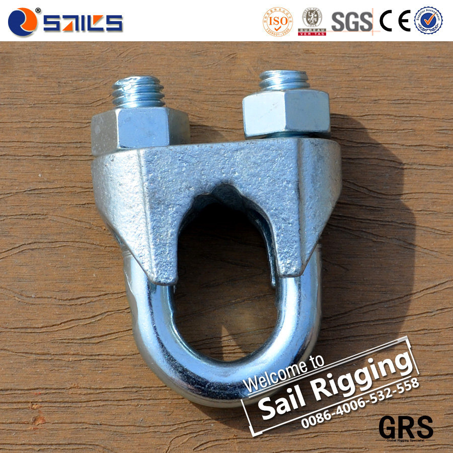 Galvanized Cast Iron Wire Rope Fastener Clamp DIN741