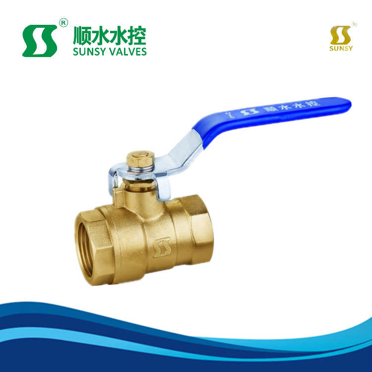 Ss2010 Bsp NPT Thread Long Lever Batterfly Handle Brass Ball Valve