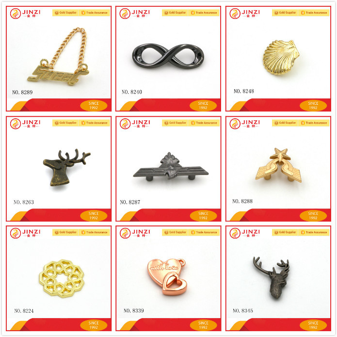2017 Custom Handbag Metal Logo Label Hardware