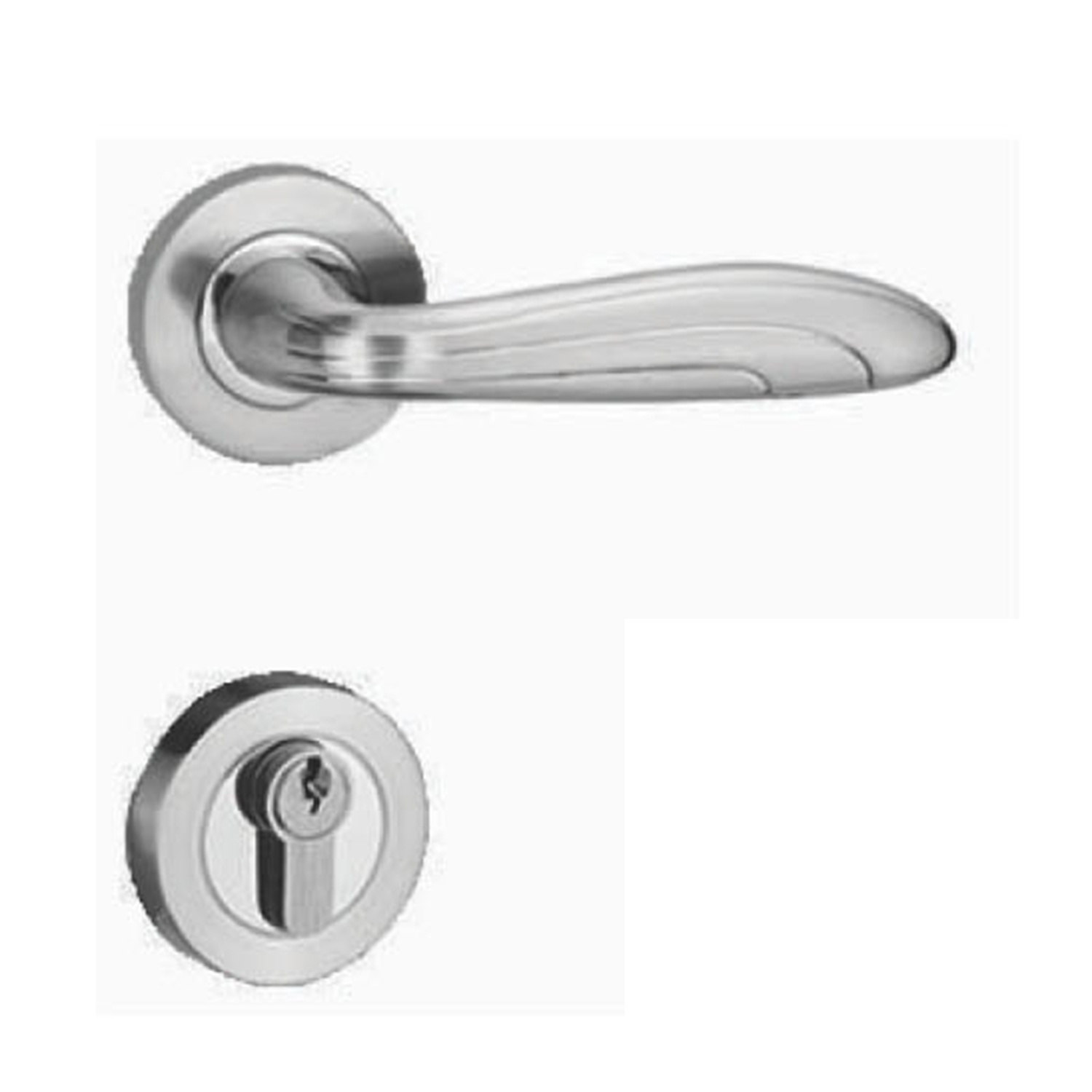 Zinc Alloy Handle Door Lock for Office /Home /Warehouse