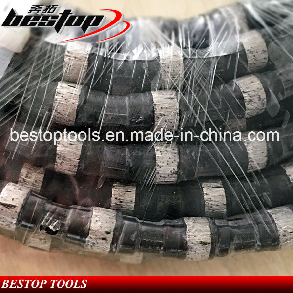 Rubber Diamond Wire Saw for Marble Granite Concrete Cutting