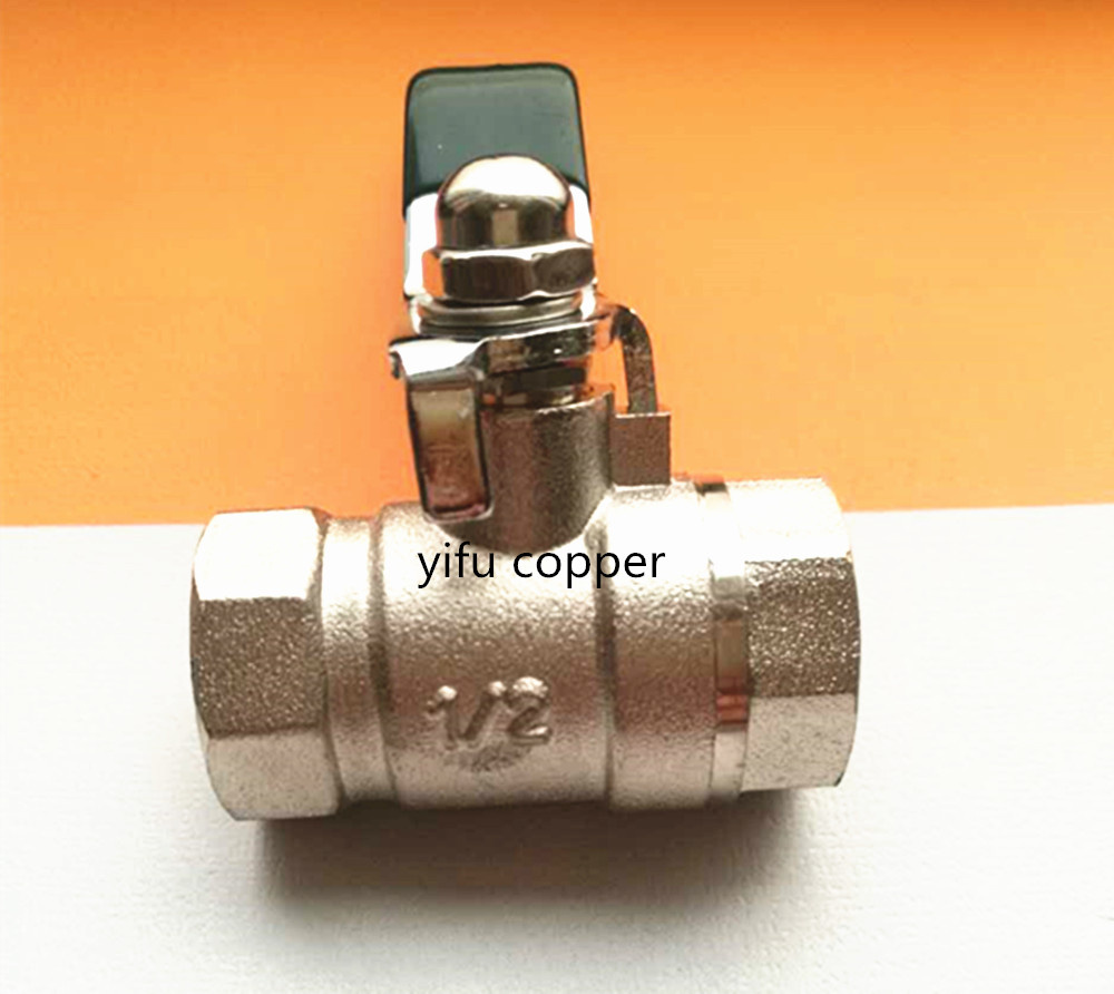 Female Brass Ball Valve with Inox Handle