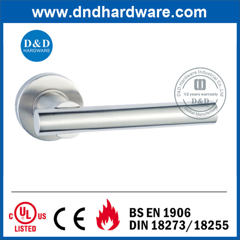 Stainless Steel 304 Door Hardware Lever Handlle