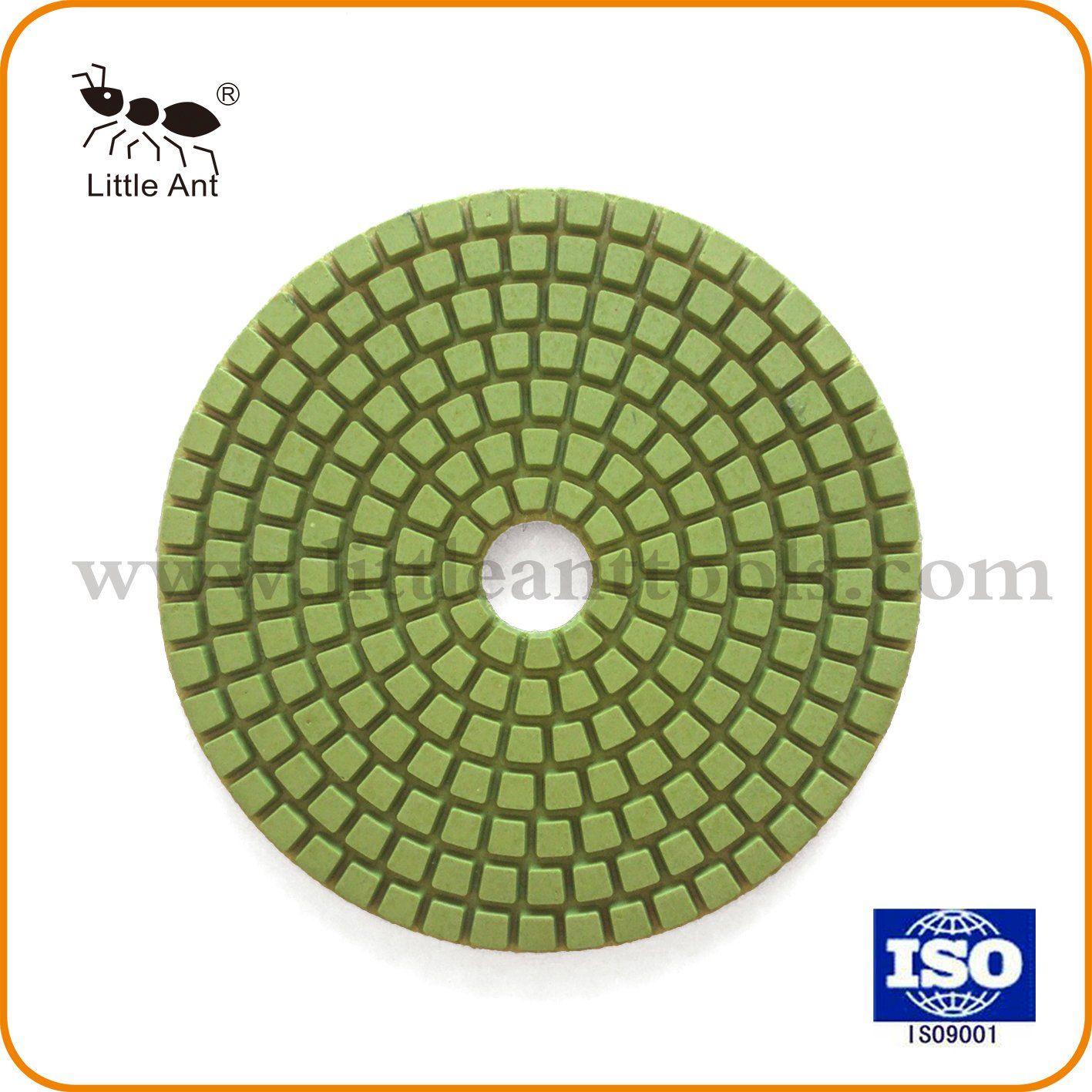 4 Inch Big Teeth Polishing Pad Diamond Tool for Granite, Marble, Quartz