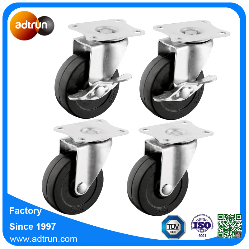 for Home Using Rubber Swivel Wheel Caster