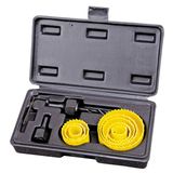 Power Tools Accessories Kit 11PCS Carbon Steel Hole Saw Set