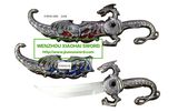 Decoration Dragon Knife 26cm 95n9021