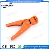 Network RJ45 Rj11 Rj12 Modular Plug Crimping Tool with Cable Stripper (T5003)