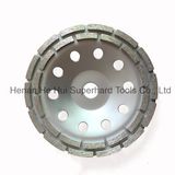 Double Row Diamond Cup Wheel for Concrete Floor Preparation