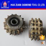 Litchi Surface Diamond Bush Hammer Roller for Granite Marble